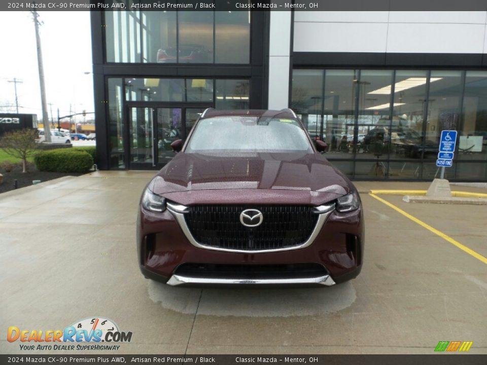 2024 Mazda CX-90 Premium Plus AWD Artisan Red Premium / Black Photo #2