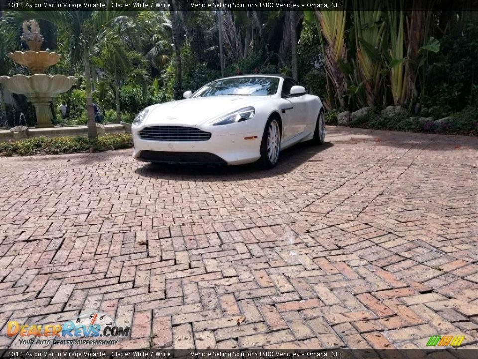 2012 Aston Martin Virage Volante Glacier White / White Photo #3