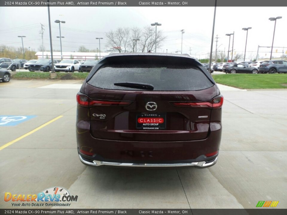 2024 Mazda CX-90 Premium Plus AWD Artisan Red Premium / Black Photo #5