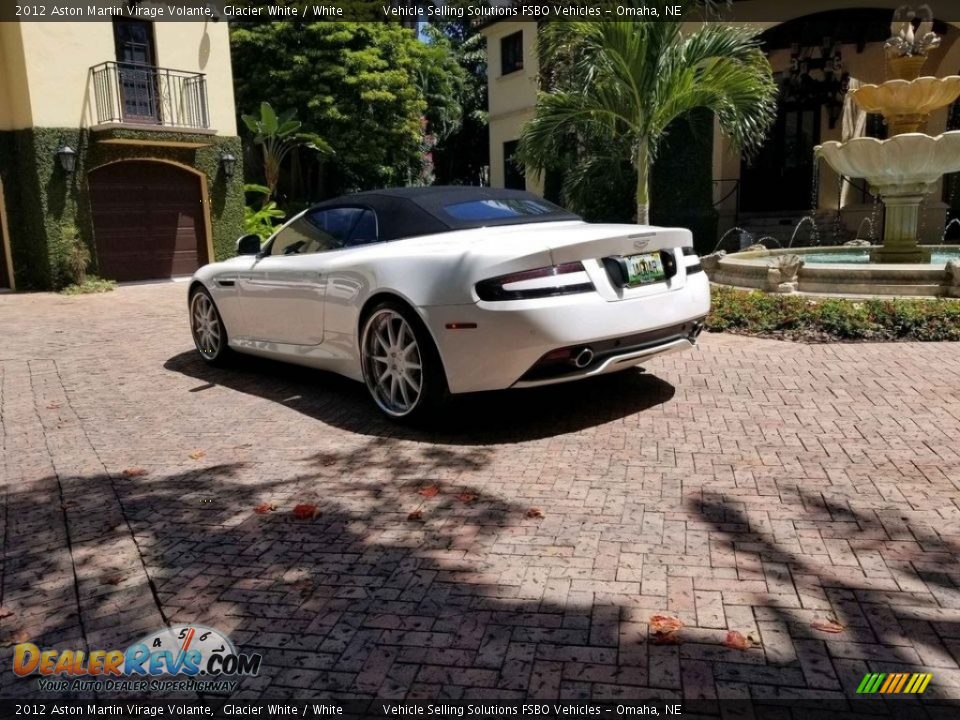 2012 Aston Martin Virage Volante Glacier White / White Photo #5