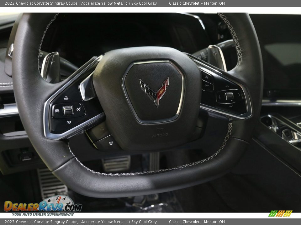 2023 Chevrolet Corvette Stingray Coupe Steering Wheel Photo #7