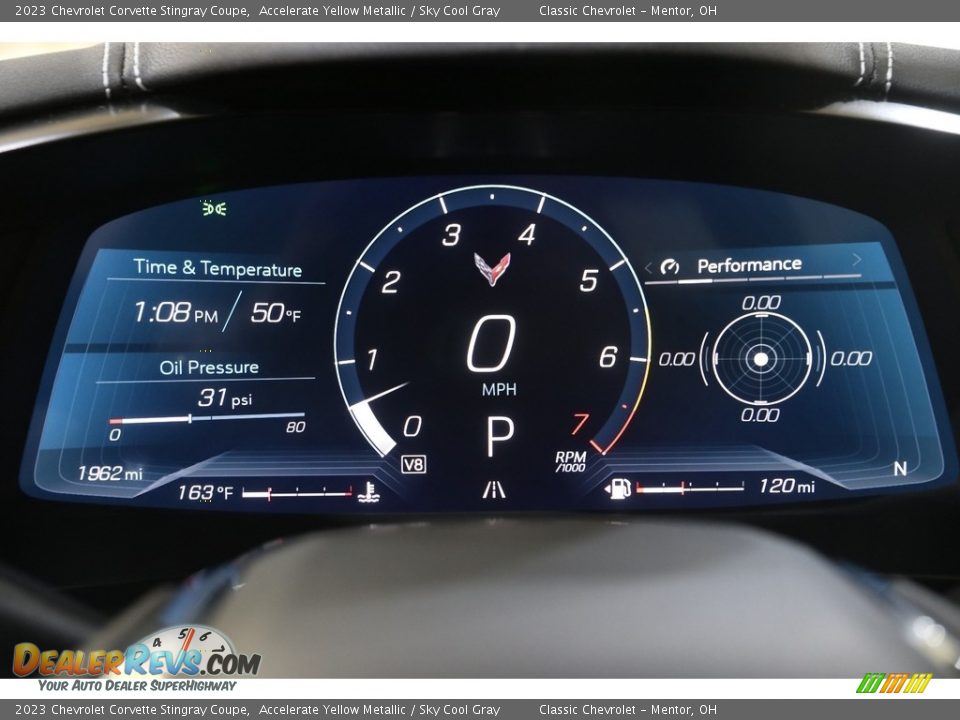 2023 Chevrolet Corvette Stingray Coupe Gauges Photo #8