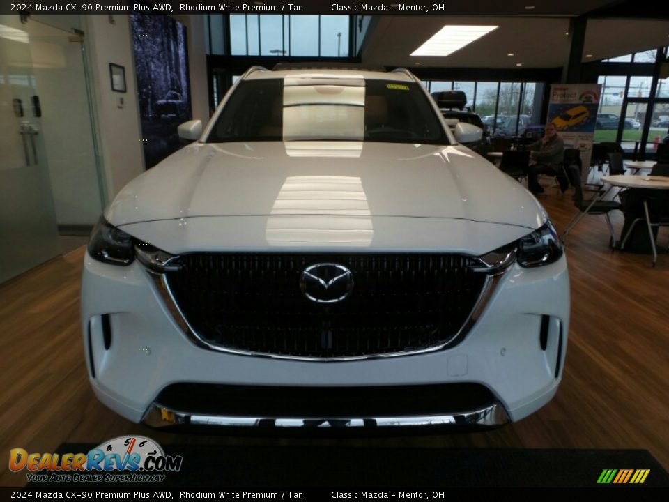 2024 Mazda CX-90 Premium Plus AWD Rhodium White Premium / Tan Photo #2