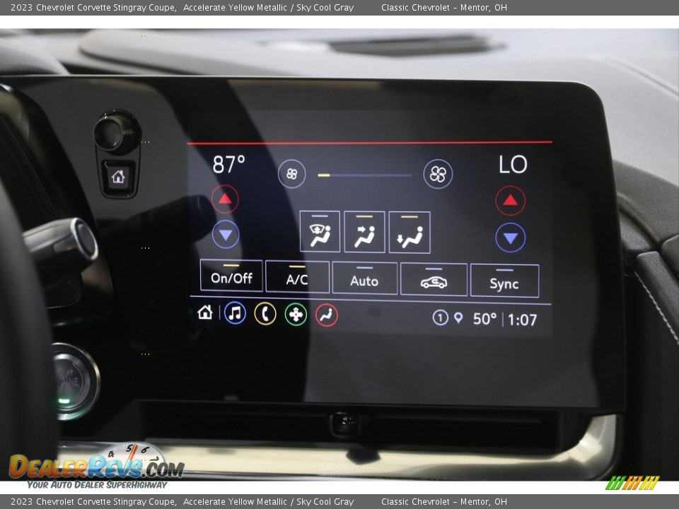 Controls of 2023 Chevrolet Corvette Stingray Coupe Photo #12