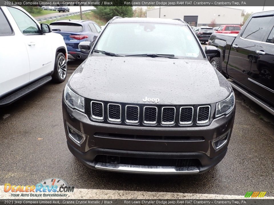 2021 Jeep Compass Limited 4x4 Granite Crystal Metallic / Black Photo #2