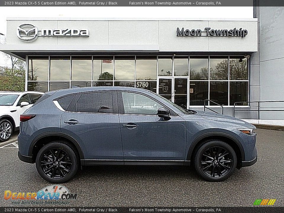 2023 Mazda CX-5 S Carbon Edition AWD Polymetal Gray / Black Photo #1