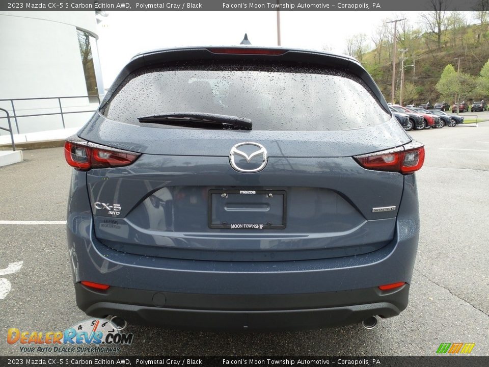 2023 Mazda CX-5 S Carbon Edition AWD Polymetal Gray / Black Photo #3