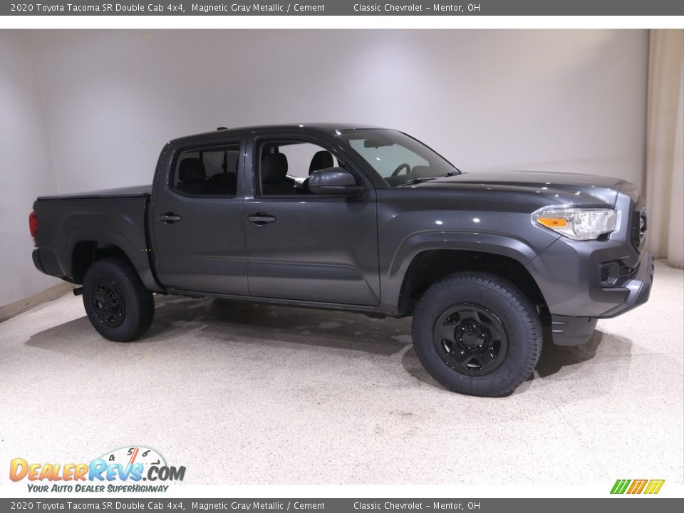 2020 Toyota Tacoma SR Double Cab 4x4 Magnetic Gray Metallic / Cement Photo #1