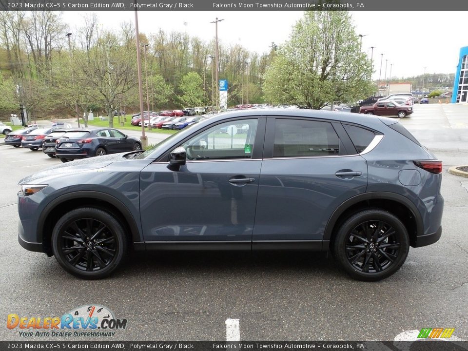 2023 Mazda CX-5 S Carbon Edition AWD Polymetal Gray / Black Photo #6