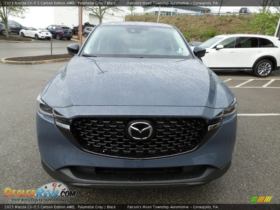 2023 Mazda CX-5 S Carbon Edition AWD Polymetal Gray / Black Photo #8