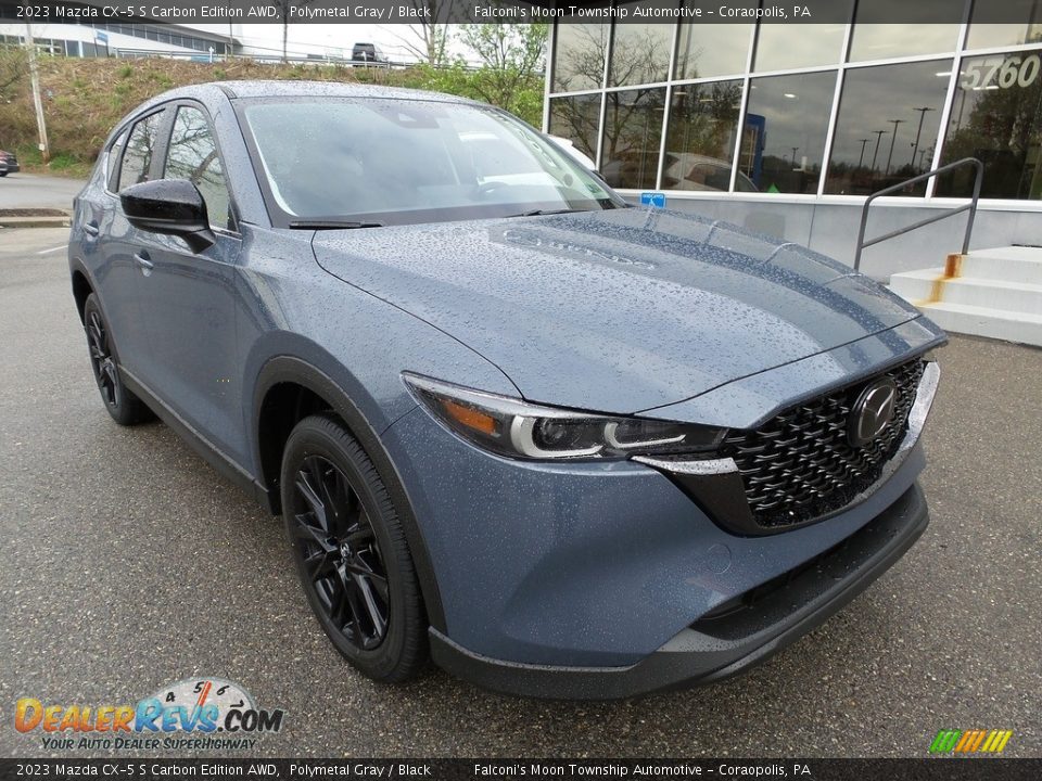 2023 Mazda CX-5 S Carbon Edition AWD Polymetal Gray / Black Photo #9