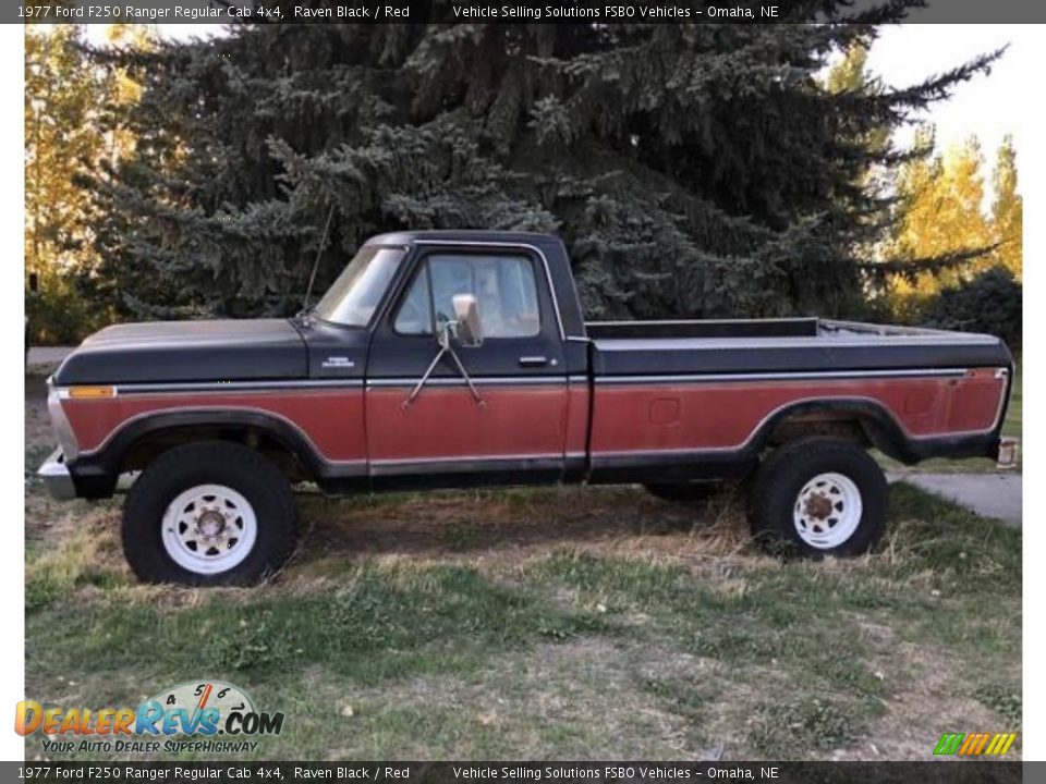 Raven Black 1977 Ford F250 Ranger Regular Cab 4x4 Photo #10