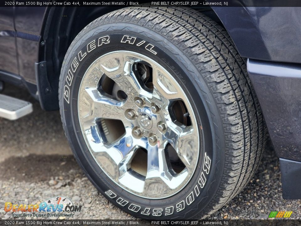 2020 Ram 1500 Big Horn Crew Cab 4x4 Maximum Steel Metallic / Black Photo #10