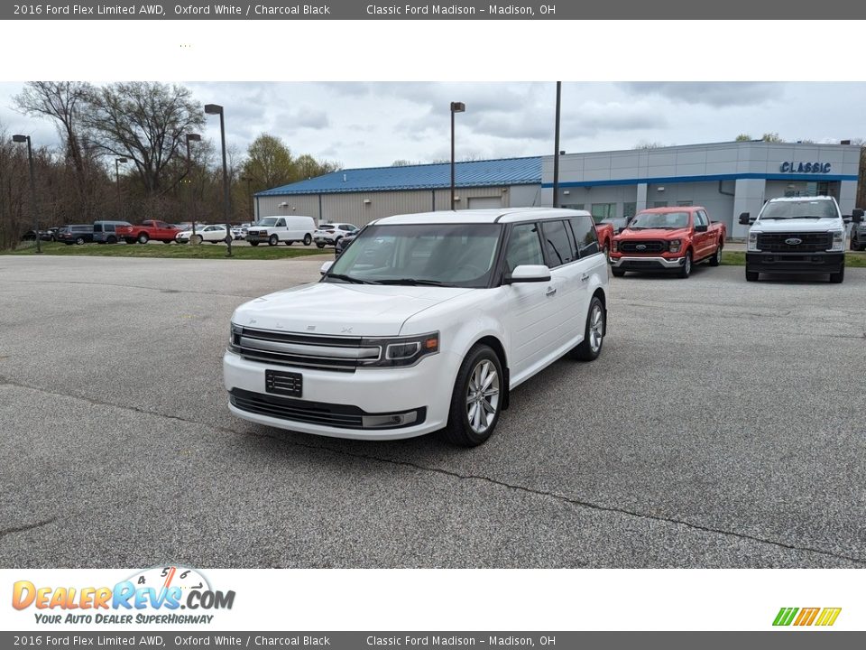2016 Ford Flex Limited AWD Oxford White / Charcoal Black Photo #1