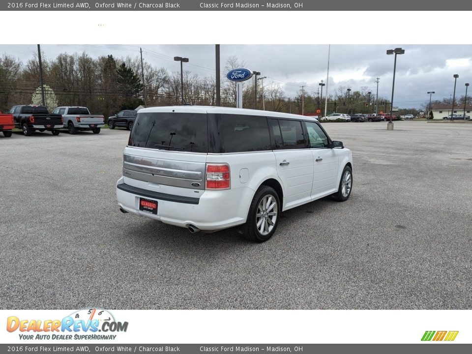 2016 Ford Flex Limited AWD Oxford White / Charcoal Black Photo #5