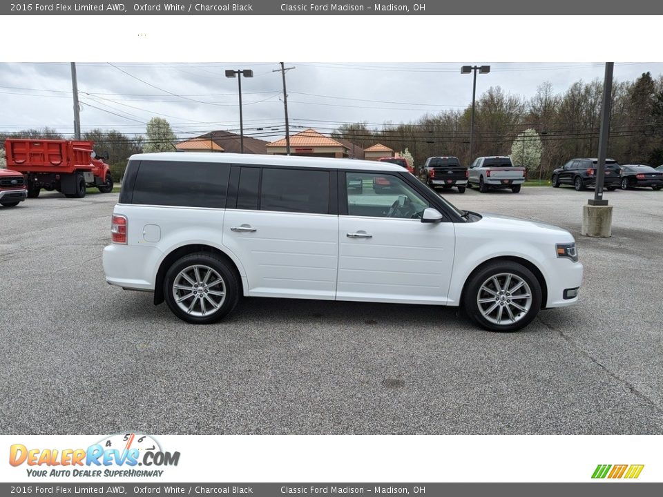 2016 Ford Flex Limited AWD Oxford White / Charcoal Black Photo #6