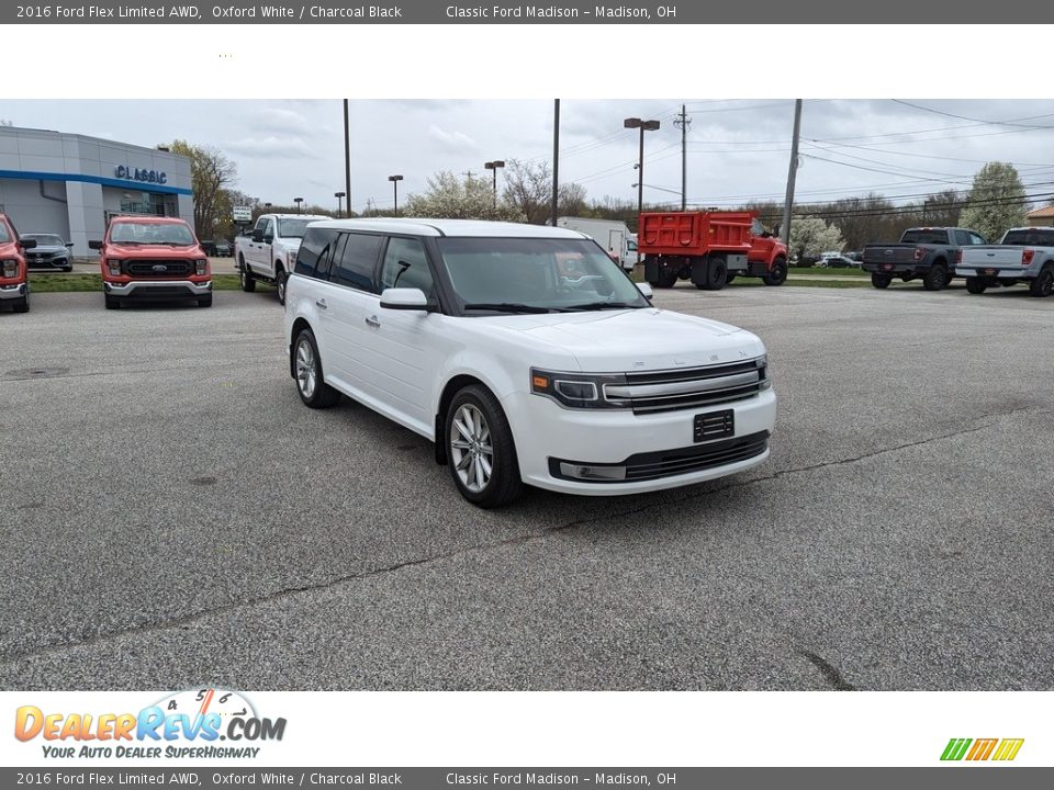 2016 Ford Flex Limited AWD Oxford White / Charcoal Black Photo #7