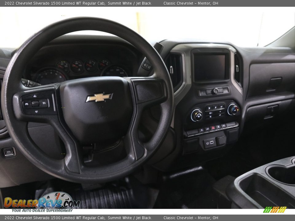 Dashboard of 2022 Chevrolet Silverado 1500 Limited WT Regular Cab Photo #6