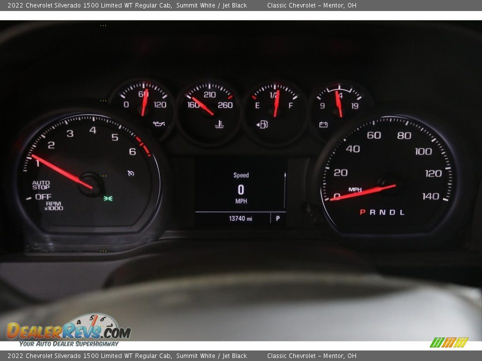 2022 Chevrolet Silverado 1500 Limited WT Regular Cab Gauges Photo #8