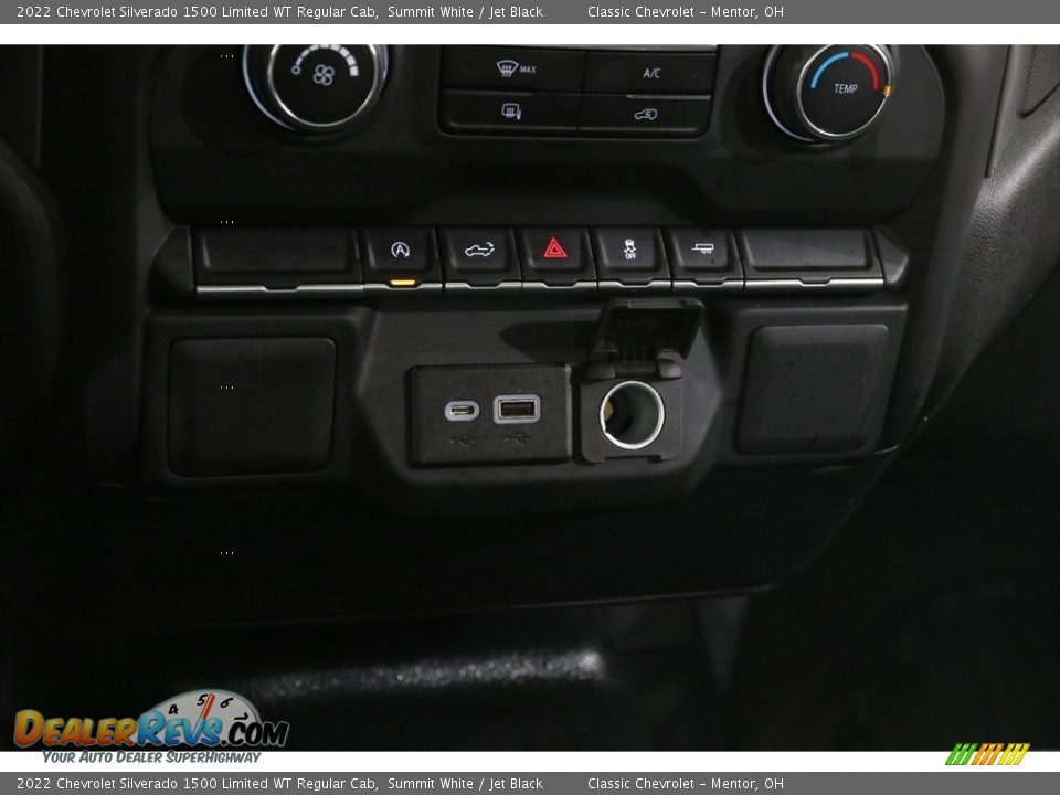 Controls of 2022 Chevrolet Silverado 1500 Limited WT Regular Cab Photo #14