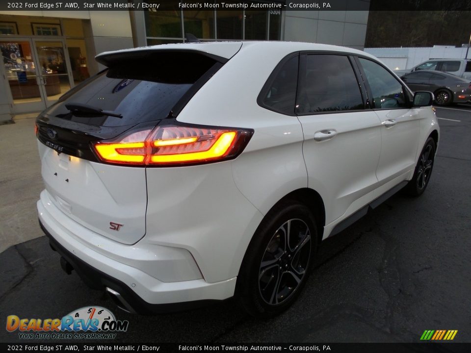 2022 Ford Edge ST AWD Star White Metallic / Ebony Photo #2