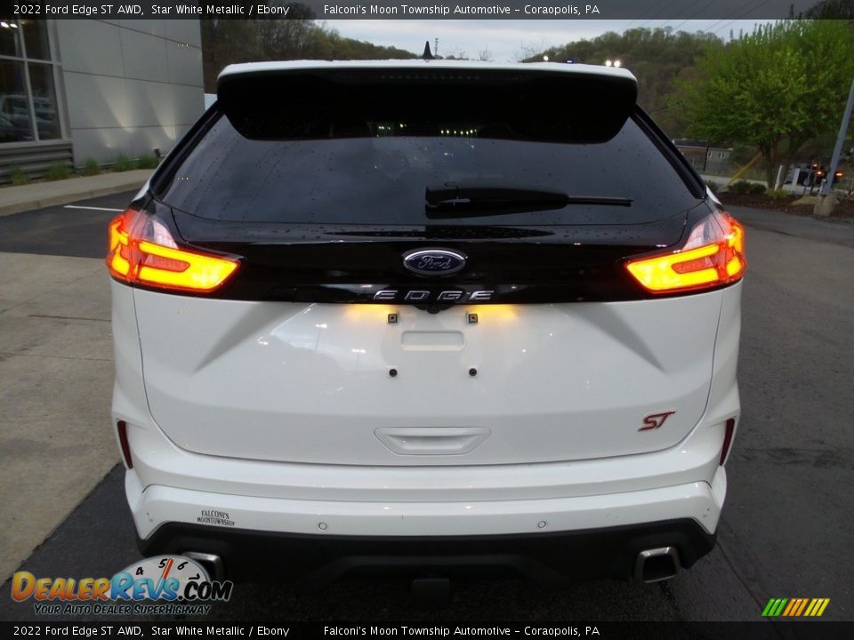 2022 Ford Edge ST AWD Star White Metallic / Ebony Photo #3