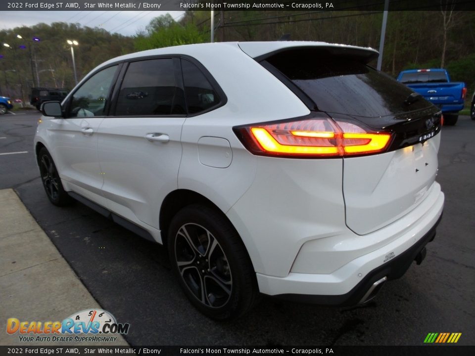 2022 Ford Edge ST AWD Star White Metallic / Ebony Photo #5