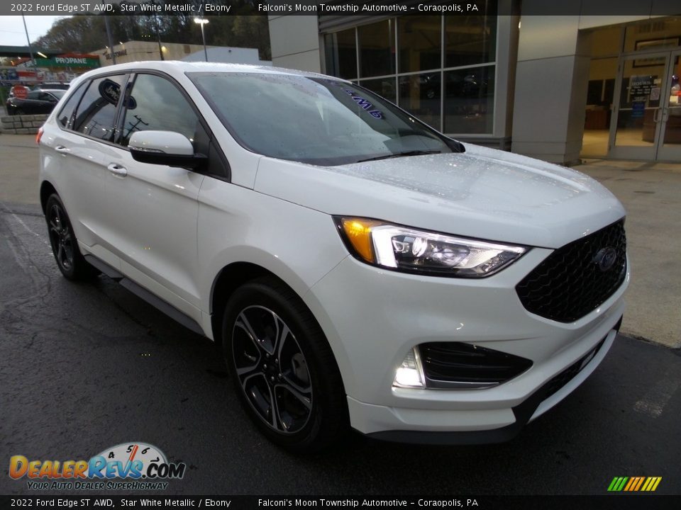 Star White Metallic 2022 Ford Edge ST AWD Photo #9