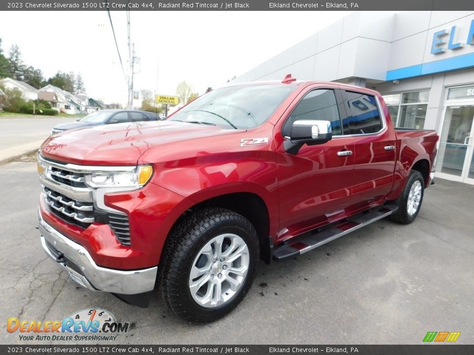 2023 Chevrolet Silverado 1500 LTZ Crew Cab 4x4 Radiant Red Tintcoat / Jet Black Photo #1