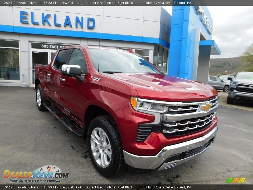 2023 Chevrolet Silverado 1500 LTZ Crew Cab 4x4 Radiant Red Tintcoat / Jet Black Photo #4