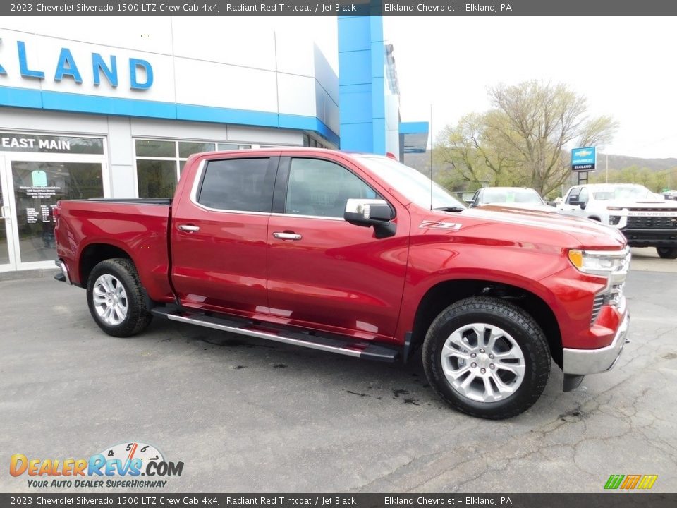 2023 Chevrolet Silverado 1500 LTZ Crew Cab 4x4 Radiant Red Tintcoat / Jet Black Photo #5