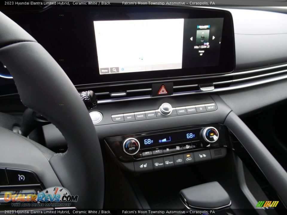 2023 Hyundai Elantra Limited Hybrid Ceramic White / Black Photo #17