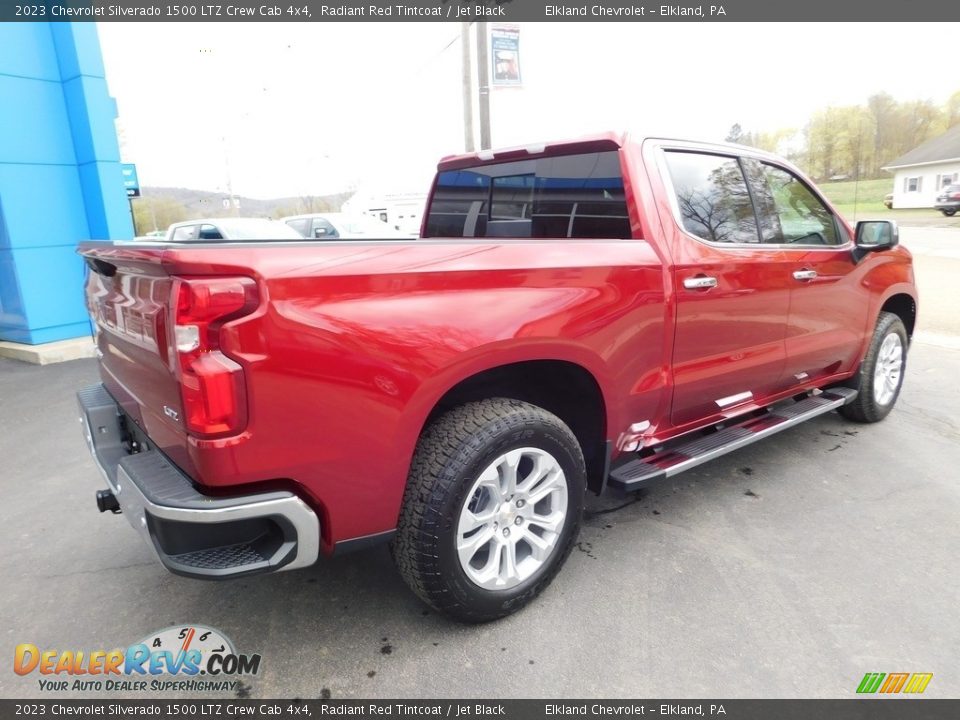 2023 Chevrolet Silverado 1500 LTZ Crew Cab 4x4 Radiant Red Tintcoat / Jet Black Photo #7