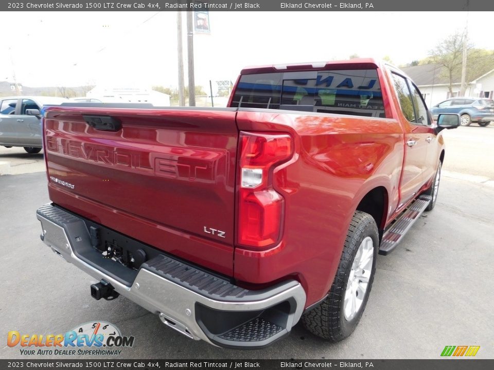 2023 Chevrolet Silverado 1500 LTZ Crew Cab 4x4 Radiant Red Tintcoat / Jet Black Photo #8