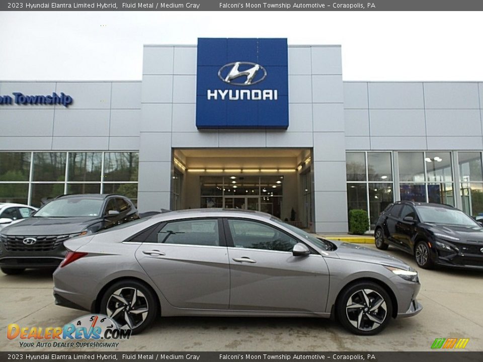 2023 Hyundai Elantra Limited Hybrid Fluid Metal / Medium Gray Photo #1