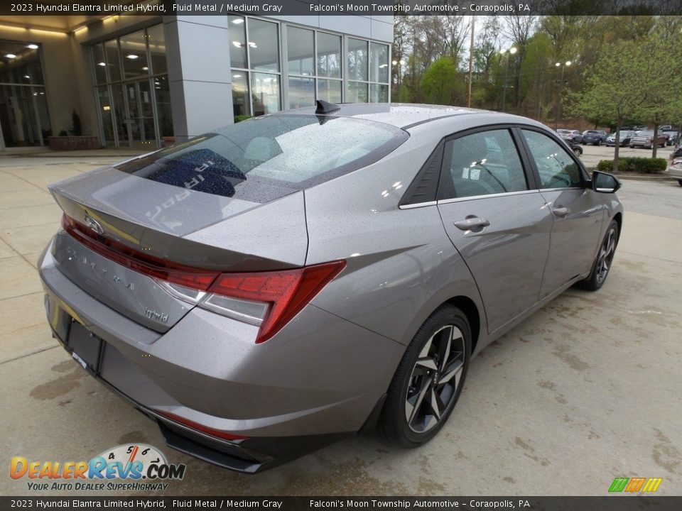 2023 Hyundai Elantra Limited Hybrid Fluid Metal / Medium Gray Photo #2