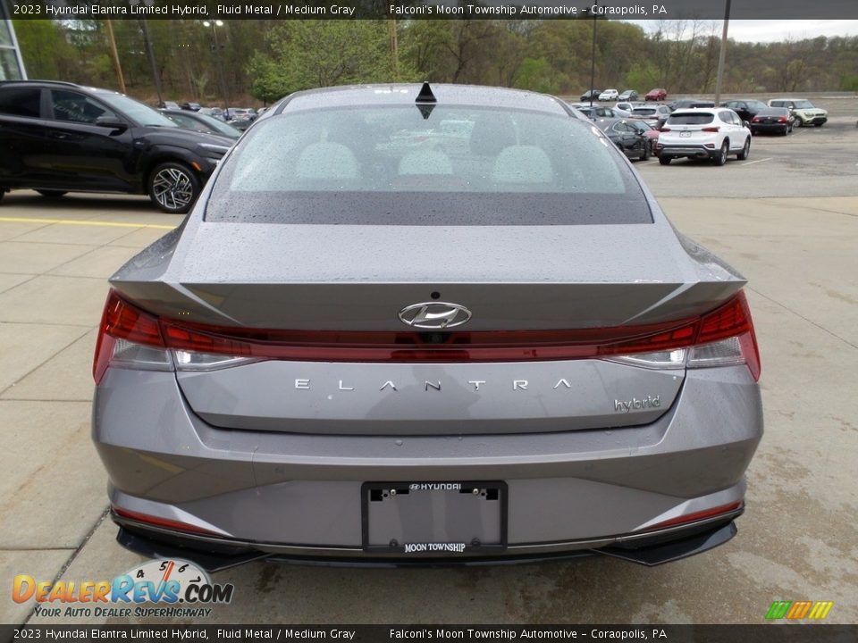 2023 Hyundai Elantra Limited Hybrid Fluid Metal / Medium Gray Photo #3