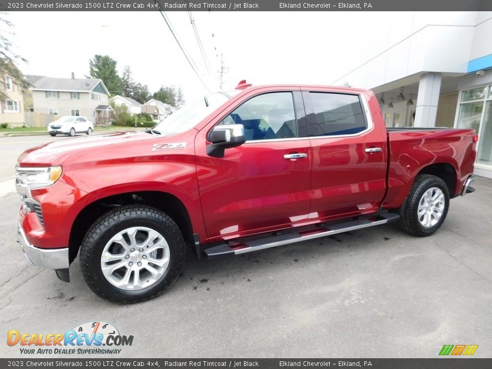 Front 3/4 View of 2023 Chevrolet Silverado 1500 LTZ Crew Cab 4x4 Photo #12