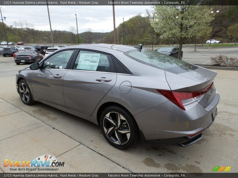 2023 Hyundai Elantra Limited Hybrid Fluid Metal / Medium Gray Photo #5