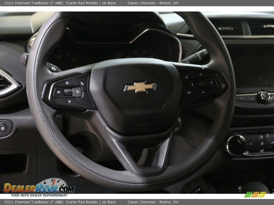 2021 Chevrolet TrailBlazer LT AWD Scarlet Red Metallic / Jet Black Photo #7