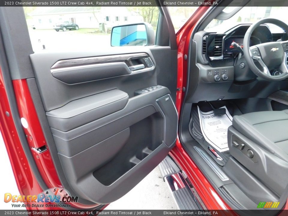 2023 Chevrolet Silverado 1500 LTZ Crew Cab 4x4 Radiant Red Tintcoat / Jet Black Photo #17