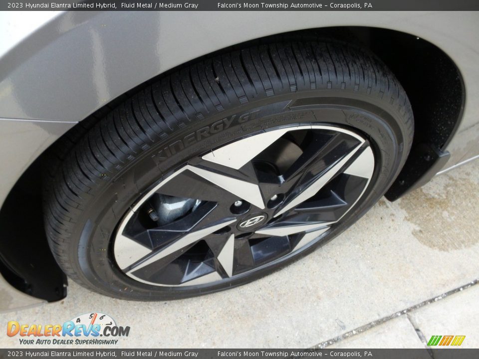 2023 Hyundai Elantra Limited Hybrid Fluid Metal / Medium Gray Photo #10
