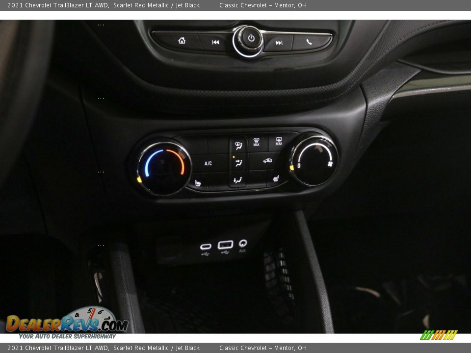 2021 Chevrolet TrailBlazer LT AWD Scarlet Red Metallic / Jet Black Photo #13