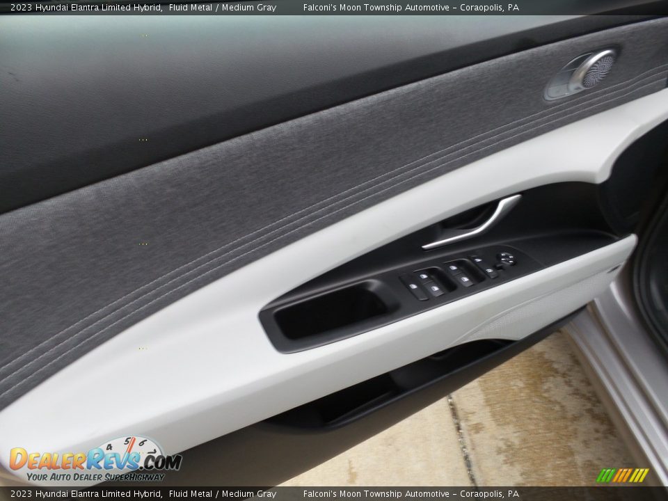 2023 Hyundai Elantra Limited Hybrid Fluid Metal / Medium Gray Photo #14