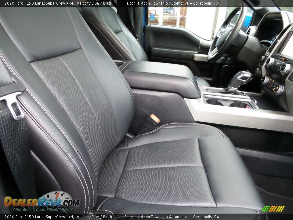 2020 Ford F150 Lariat SuperCrew 4x4 Velocity Blue / Black Photo #10