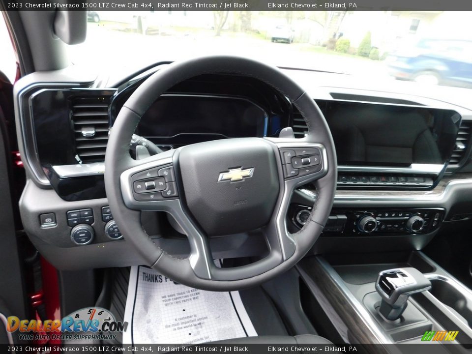 Dashboard of 2023 Chevrolet Silverado 1500 LTZ Crew Cab 4x4 Photo #24