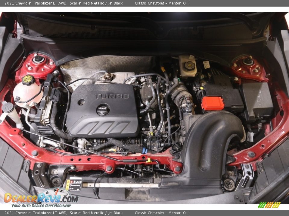 2021 Chevrolet Trailblazer LT AWD Scarlet Red Metallic / Jet Black Photo #20