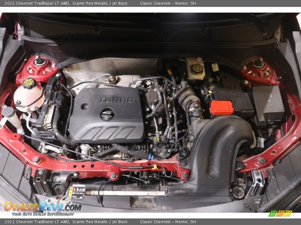 2021 Chevrolet TrailBlazer LT AWD Scarlet Red Metallic / Jet Black Photo #20