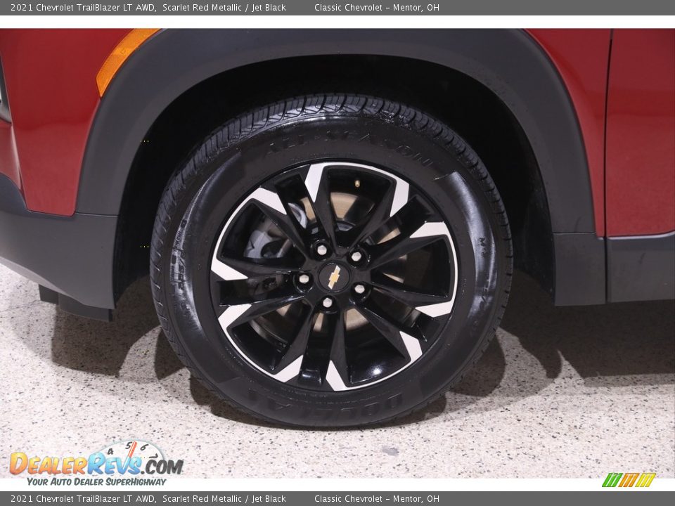 2021 Chevrolet TrailBlazer LT AWD Scarlet Red Metallic / Jet Black Photo #21