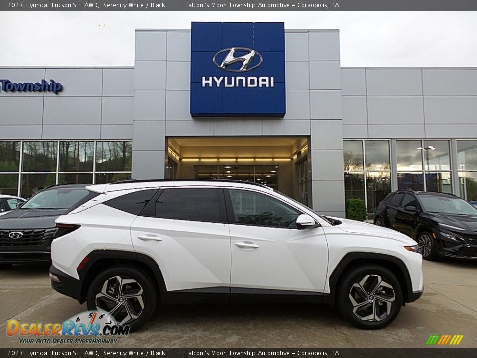 2023 Hyundai Tucson SEL AWD Serenity White / Black Photo #1